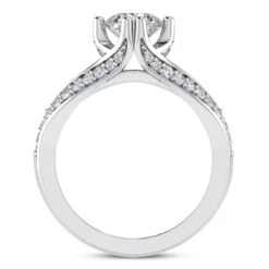 14K White Gold Unique Diamond Engagement Ring 0.80ct -H'Hen Sale Store 14k gold unique diamond engagement ring 080ct p 24048 additional white