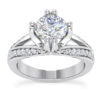 14K White Gold Unique Diamond Engagement Ring 0.80ct -H'Hen Sale Store 14k gold unique diamond engagement ring 080ct p 24048 white 20220426