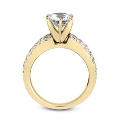 14K White Gold Unique Diamond Engagement Ring 0.90ct 10.2mm -H'Hen Sale Store 14k gold unique diamond engagement ring 090ct p 24064 additional yellow