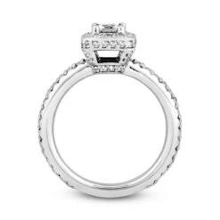 14K White Gold Diamond Engagement Ring 1.01ct 2.8mm 19 14K White Gold Diamond Engagement Ring 1.01ct 2.8mm -H'Hen Sale Store 14k gold unique diamond engagement ring 101ct p 24034 additional white