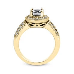 14K White Gold Unique Diamond Engagement Ring 1.07ct 10.20mm -H'Hen Sale Store 14k gold unique diamond engagement ring 107ct p 23818 additional yellow