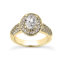 14K White Gold Unique Diamond Engagement Ring 1.07ct 10.20mm -H'Hen Sale Store 14k gold unique diamond engagement ring 107ct p 23818 yellow 20220426