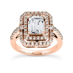 14K White Gold Unique Diamond Engagement Ring 1.16ct 2mm -H'Hen Sale Store 14k gold unique diamond engagement ring 116ct p 23958 rose 20220426