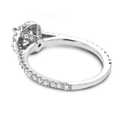 14K White Gold Unique Diamond Engagement Ring 1.27ct 1.5mm -H'Hen Sale Store 14k gold unique diamond engagement ring 127ct p 23831 backwh