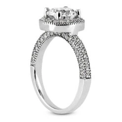 14K White Gold Unique Diamond Engagement Ring Set 1.63ct -H'Hen Sale Store 14k gold unique diamond engagement ring set 163ct p 23550 additional white