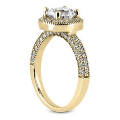 14K White Gold Unique Diamond Engagement Ring Set 1.63ct -H'Hen Sale Store 14k gold unique diamond engagement ring set 163ct p 23550 additional yellow