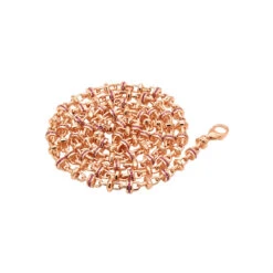 Unique 14K Yellow Gold Men's Gemstone Chain Necklace With Red Rubies 5.3Ct -H'Hen Sale Store 14k gold unique mens gemstone chain necklace with rubies 53ct 100589 backro