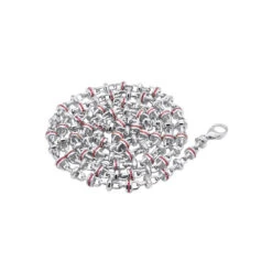 Unique 14K Yellow Gold Men's Gemstone Chain Necklace With Red Rubies 5.3Ct -H'Hen Sale Store 14k gold unique mens gemstone chain necklace with rubies 53ct 100589 backwh