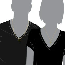 14K Yellow Gold White And Yellow Diamond Cross Pendant 0.72ct -H'Hen Sale Store 14k gold white and yellow diamond cross pendant 072ct p 6606 bodye