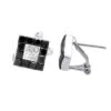 14K White Gold White Black Diamonds Stud Earrings 1.45ct 2 14K White Gold White Black Diamonds Stud Earrings 1.45ct -H'Hen Sale Store 14k gold white black diamonds stud earrings 145ct p 5707 white