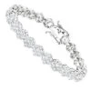 14K White Gold Women's Diamond Cluster Tennis Bracelet 8.25ct 1 14K White Gold Women's Diamond Cluster Tennis Bracelet 8.25ct -H'Hen Sale Store 14k gold womens diamond cluster tennis bracelet 825ct p 5962 wh