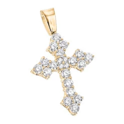 14K White Gold Women's Diamond Cross Pendant 2.12ct 9 14K White Gold Women's Diamond Cross Pendant 2.12ct -H'Hen Sale Store 14k gold womens diamond cross pendant 212ct p 6572 ye