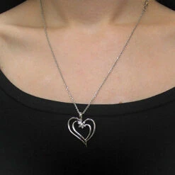 14K White Gold Women's Diamond Heart Pendant 0.20ct 7 14K White Gold Women's Diamond Heart Pendant 0.20ct -H'Hen Sale Store 14k gold womens diamond heart pendant 020ct p 5666bod
