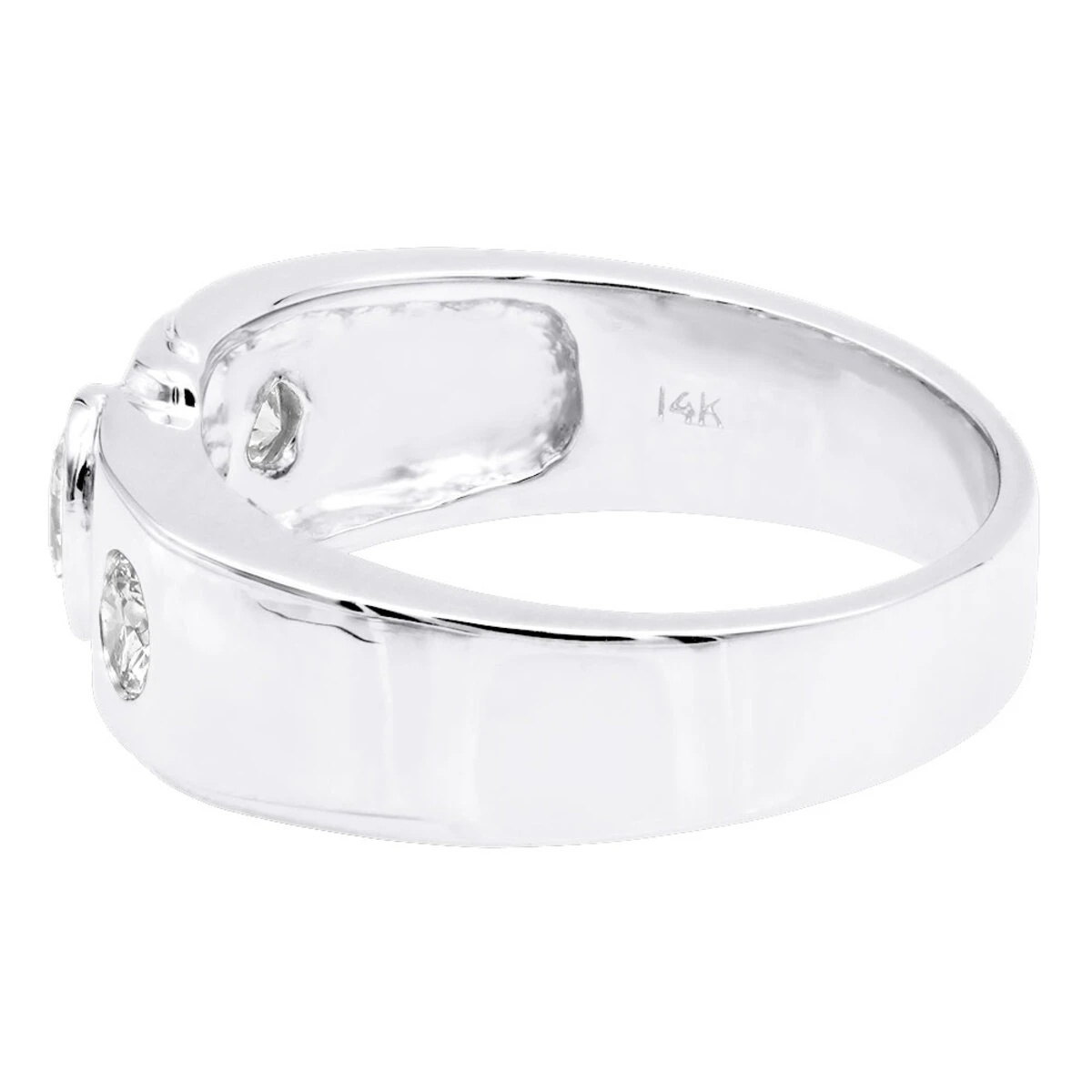 14K White Gold Women's Diamond Ring 0.55ct 6 14K White Gold Women's Diamond Ring 0.55ct - Image 4