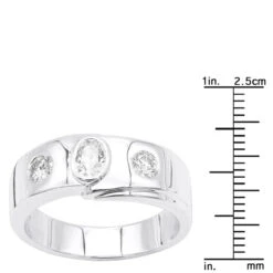 14K White Gold Women's Diamond Ring 0.55ct 13 14K White Gold Women's Diamond Ring 0.55ct -H'Hen Sale Store 14k gold womens diamond ring 055ct p 29641 rulerwh