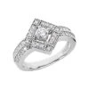 14K White Gold Women's Diamond Ring 0.60ct 12.9mm -H'Hen Sale Store 14k gold womens diamond ring 060ct p 29485 white