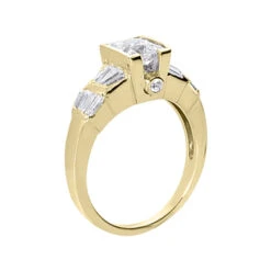14K White Gold Women's Diamond Ring 1.88ct 9 14K White Gold Women's Diamond Ring 1.88ct -H'Hen Sale Store 14k gold womens diamond ring 188ct p 29307 back yellow