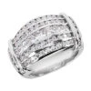 14K White Gold Women's Diamond Ring 2.84ct -H'Hen Sale Store 14k gold womens diamond ring 284ct p 29280 white