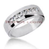 14K White Gold Diamond Wedding Band 0.63ct For Women