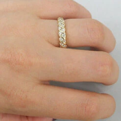 14K White Gold Women's Round Diamond Band 0.34ct 7 14K White Gold Women's Round Diamond Band 0.34ct -H'Hen Sale Store 14k gold womens round diamond band 034ct p 5835bod