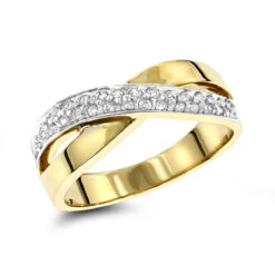 14K White Gold Women's Round Diamond Ring 0.3ct -H'Hen Sale Store 14k gold womens round diamond ring 032ct p 235 ye