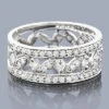 Unique Delicate Bands 14K White Gold Ladies Designer Diamond Ring 0.96ct -H'Hen Sale Store 14k ladies round diamond ring 096ct p 40454