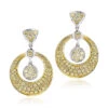 14K Yellow Gold Natural Yellow Diamond Drop Earrings 1.33ct -H'Hen Sale Store 14k natural yellow diamond drop earrings 133ct p 40644