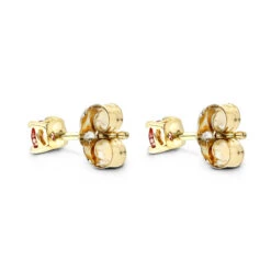 14K Yellow Gold Pink Diamond Stud Earrings 0.2ct -H'Hen Sale Store 14k pink diamond stud earrings 020ct p 35699 backye