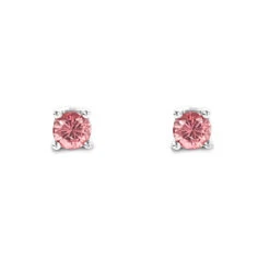14K Yellow Gold Pink Diamond Stud Earrings 0.2ct -H'Hen Sale Store 14k pink diamond stud earrings 020ct p 35699 wh