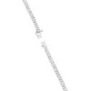14K White Gold Princess Cut Diamond Tennis Bracelet For Women 4.83ct
