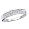Thin 14K White Gold Princess Cut Diamond Wedding Band 0.75ct -H'Hen Sale Store 14k princess cut diamond wedding band 075ct p 38034 wh