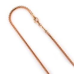 14K Rose Gold Franco Chain 2.5mm 24-30in