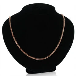 14K Rose Gold Franco Chain 2.5mm 24-30in -H'Hen Sale Store 14k rose gold franco chain 25mm 24 30in 3