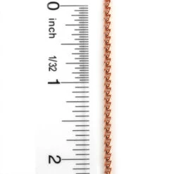 14K Rose Gold Franco Chain 2.5mm 24-30in -H'Hen Sale Store 14k rose gold franco chain 25mm 24 30in 4