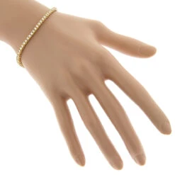 14K Yellow Gold Round Diamond Tennis Bracelet 2.2ct 12 14K Yellow Gold Round Diamond Tennis Bracelet 2.2ct -H'Hen Sale Store 14k round diamond tennis bracelet 220ct p 22424 bodye