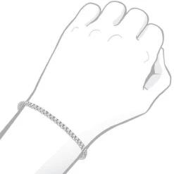 14K White Gold Round Diamond Tennis Bracelet For Women 3.55ct With 4 Prong Setting 20 14K White Gold Round Diamond Tennis Bracelet For Women 3.55ct With 4 Prong Setting -H'Hen Sale Store 14k round diamond tennis bracelet 355ct p 22423 bodwh