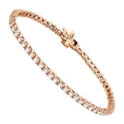 14K White Gold Round Diamond Tennis Bracelet For Women 3.55ct With 4 Prong Setting 16 14K White Gold Round Diamond Tennis Bracelet For Women 3.55ct With 4 Prong Setting -H'Hen Sale Store 14k round diamond tennis bracelet 355ct p 22423 ro