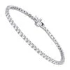 14K White Gold Round Diamond Tennis Bracelet For Women 3.55ct With 4 Prong Setting -H'Hen Sale Store 14k round diamond tennis bracelet 355ct p 22423 wh