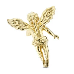 14K Yellow Gold Diamond Angel Pendant 0.63ct Small Baby Angel Charm 11 14K Yellow Gold Diamond Angel Pendant 0.63ct Small Baby Angel Charm -H'Hen Sale Store 14k solid gold diamond angel pendant 063ct backye