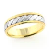Solid 14K Yellow Gold Woven Wedding Band For Men 1 Solid 14K Yellow Gold Woven Wedding Band For Men -H'Hen Sale Store 14k solid gold woven wedding band for men 1