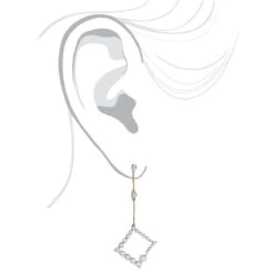 Two Tone 14K Rose Gold Journey Diamond Earrings 1 Carat -H'Hen Sale Store 14k two tone gold journey diamond earrings 1 carat p 154 bodro