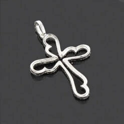 14K White Gold Unique Diamond Cross Pendant 0.32ct 7 14K White Gold Unique Diamond Cross Pendant 0.32ct -H'Hen Sale Store 14k unique diamond cross pendant 032ct p 41782back