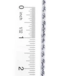 14K White Gold Rope Chain 4mm 22-30in -H'Hen Sale Store 14k white gold rope chain 4mm 22 30in 3