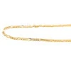 14K Yellow Gold Concave Figaro Chain 5mm 20in - 40in -H'Hen Sale Store 14k yellow gold concave figaro chains collection item 5mm 20in 40in 1