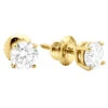 14K Yellow Gold Diamond Stud Earrings Round Cut 1.50ct -H'Hen Sale Store 14k yellow gold diamond stud earrings round cut 150ct p 5637 20220903