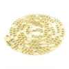 14K Yellow Gold Figaro Chain For Men 4.5mm 22-24in -H'Hen Sale Store 14k yellow gold figaro chain 45mm 22 24in 1