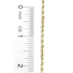14K Yellow Gold Rope Chain 3mm 22-30in -H'Hen Sale Store 14k yellow gold rope chain 3mm 22 30in 3