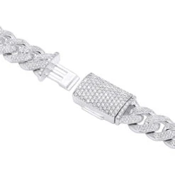 15 Carats Real Diamond Cuban Link Chain Choker Necklace 14K Yellow Gold 12mm Wide -H'Hen Sale Store 15 carats real diamond cuban link chain choker necklace real 14k gold 12mm wide 000938 backwh