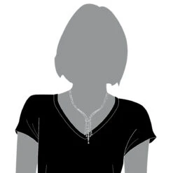 18K White Gold Antique Style Ladies Diamond Necklace Round Baguette Pear Diamonds 12 18K White Gold Antique Style Ladies Diamond Necklace Round Baguette Pear Diamonds -H'Hen Sale Store 18k gold antique style ladies diamond necklace round baguette pear diamonds bodwh