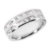 18K White Gold Baguette Diamond Men's Wedding Ring 1.10ct -H'Hen Sale Store 18k gold baguette diamond mens wedding ring 110ct p 31263 white 20220420 20220426